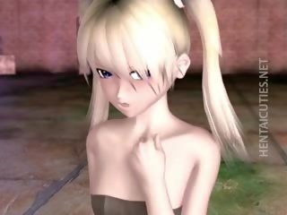 Pigtailed 3d anime dewi mendapat fucked