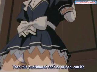 Maids doing sex movie training for the new staff hentai