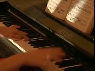 Ročník teenager potrubí na the klavír, volný x jmenovitý klip 13