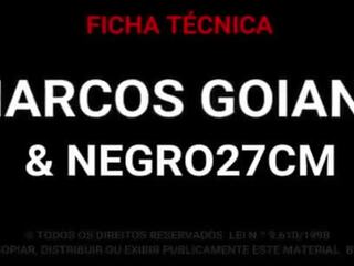 Marcos goiano - grande negra pila 27 cm caralho mim sem preservativo e ejaculação interna